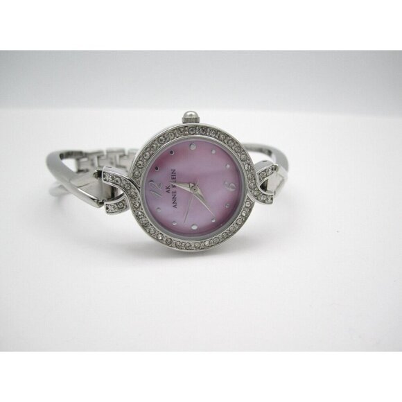 Women Anne Klein Quartz WR Analog 25mm Round Watch (H596) "New Battery" - Picture 7 of 10